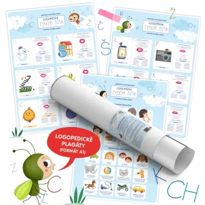 Logopédia TROCHA INAK logopedické plagáty