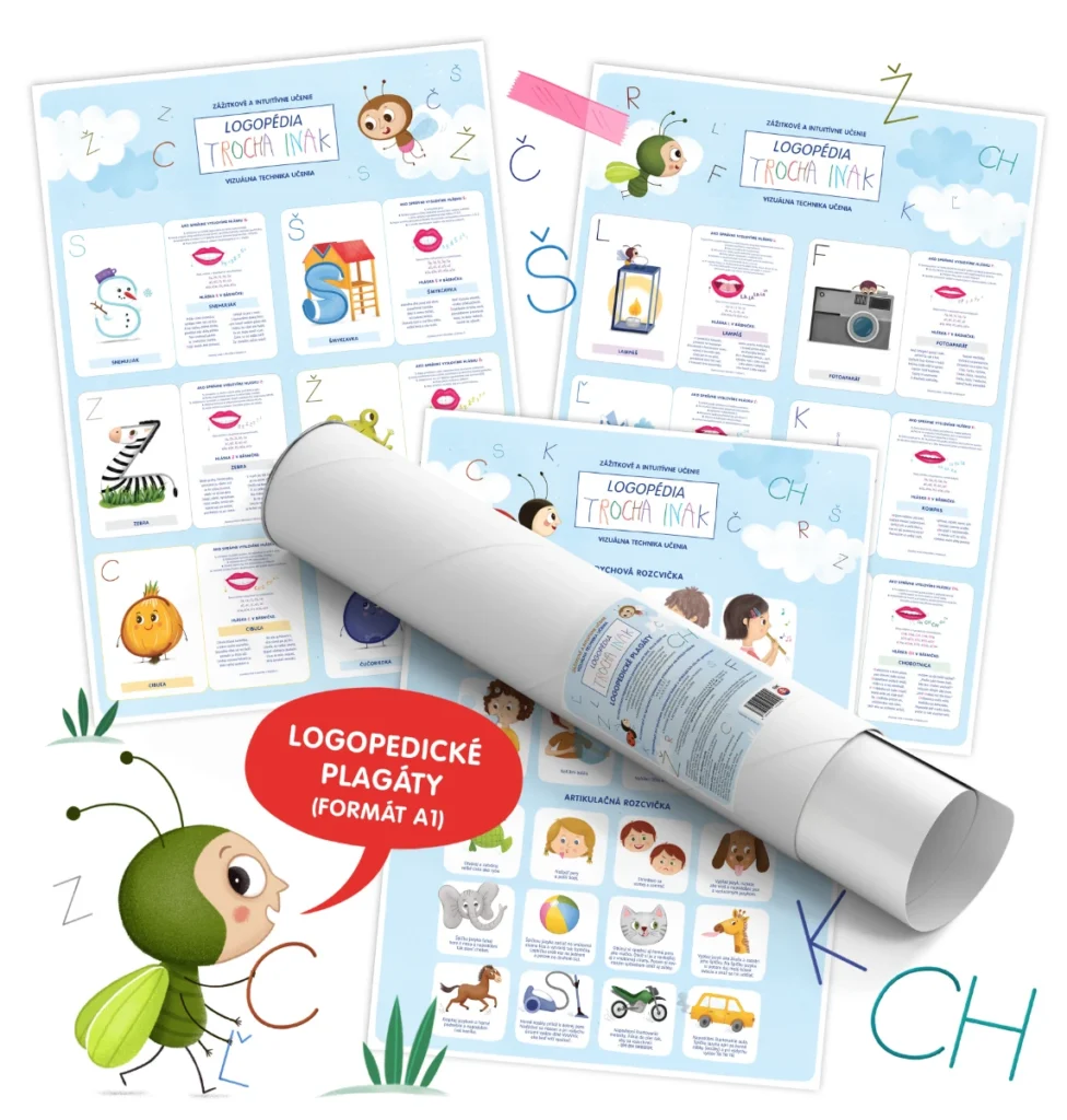 Logopédia TROCHA INAK logopedické plagáty