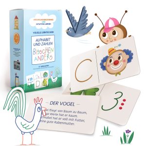Edukačné kartičky Abeceda a Čísla (nemecká verzia)