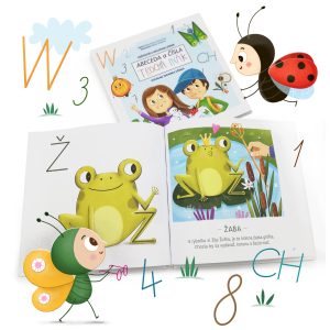 Edukačná knižka Abeceda a Čísla TROCHA INAK