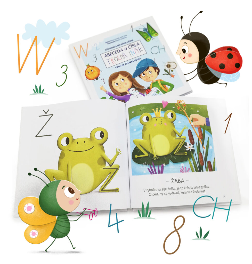 Edukačná knižka Abeceda a Čísla TROCHA INAK