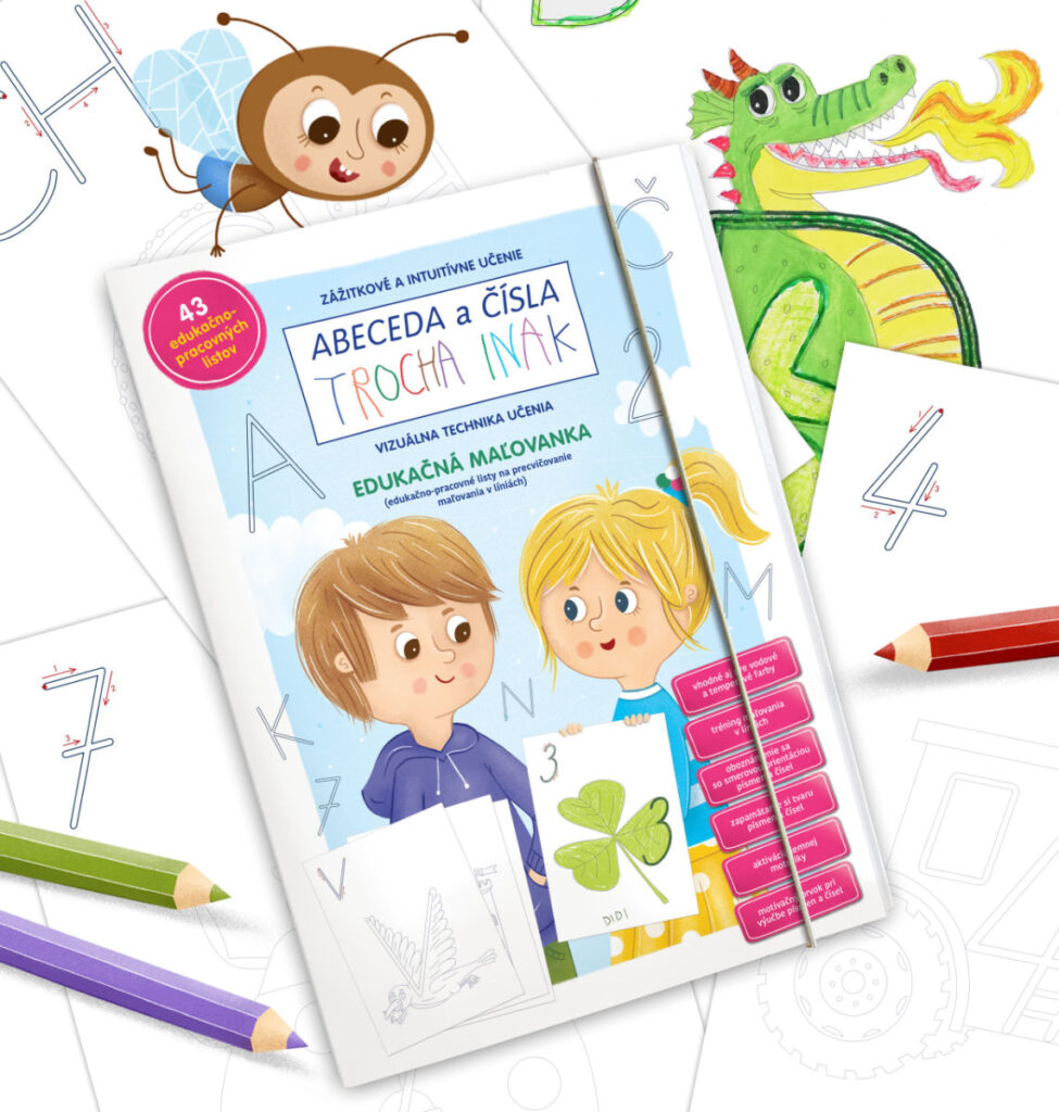 Edukačná maľovanka Abeceda a Čísla