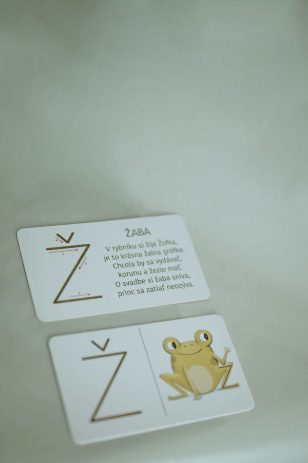 Edukačné kartičky Abeceda (slovenská verzia)