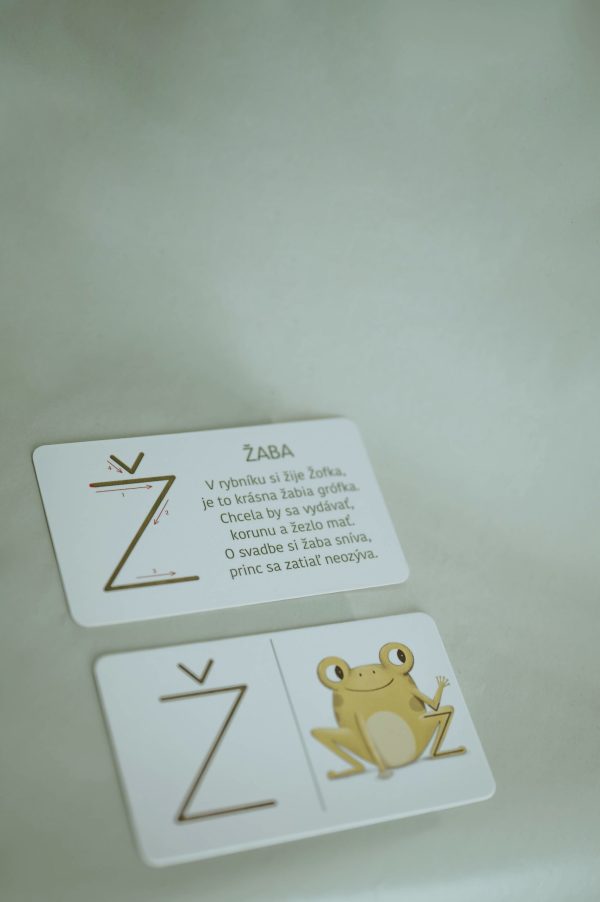 Edukačné kartičky Abeceda (slovenská verzia)