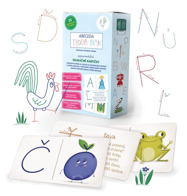 Edukačné kartičky Abeceda TROCHA INAK